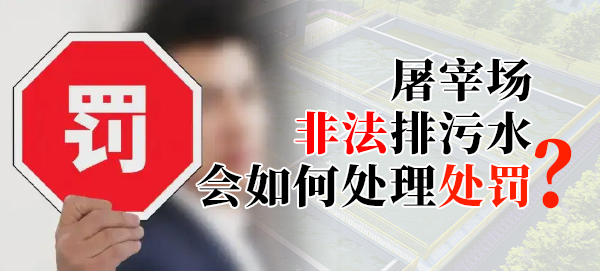 食品屠宰場(chǎng)非法排污水怎么處理呢？